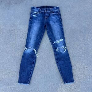 Joe's Jeans Women Distressed Skinny Ankle Jeans Size 25